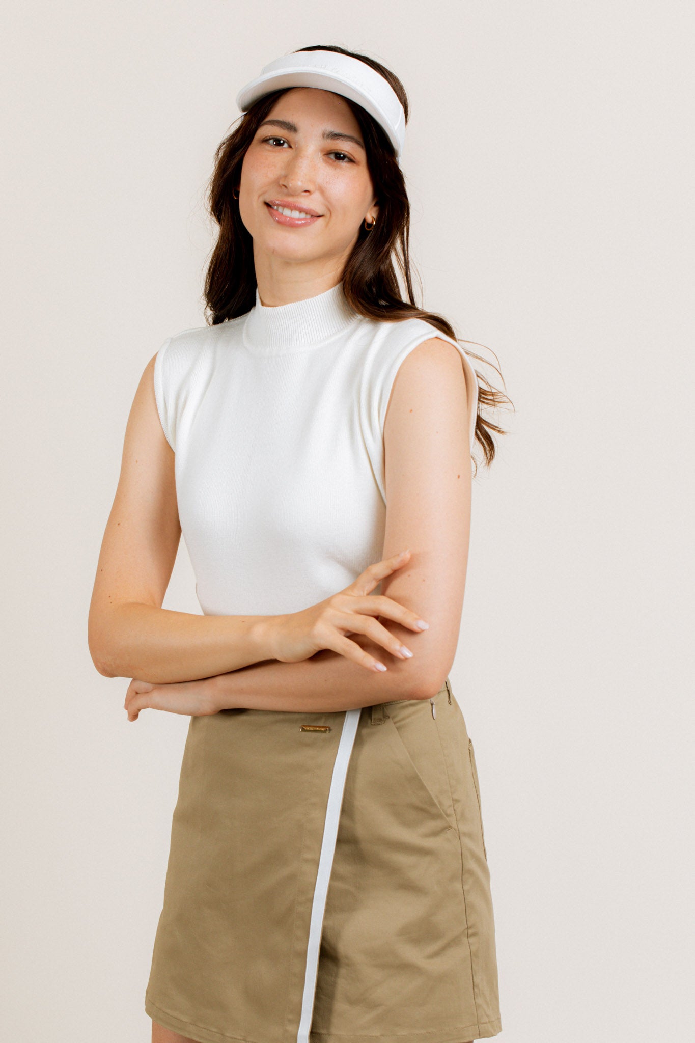 エマノア ゴルフ】 Aライン キュロットスカート ショートパンツ