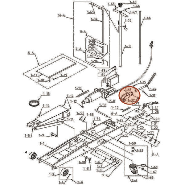 メーカー直送品] マサダ ASJ-30ML用パーツ 【 ハンドルソケットASSY