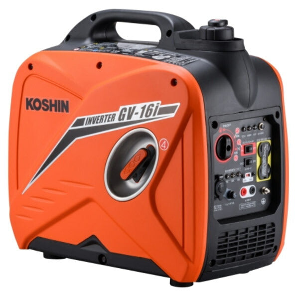 メーカー直送品] KOSHIN インバーター発電機 1.6kVA GV-16I タンク4.2L