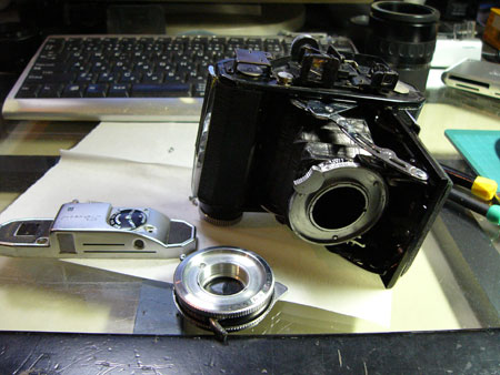 小西六（Konishiroku）：パールIII（Pearl III）のレストア