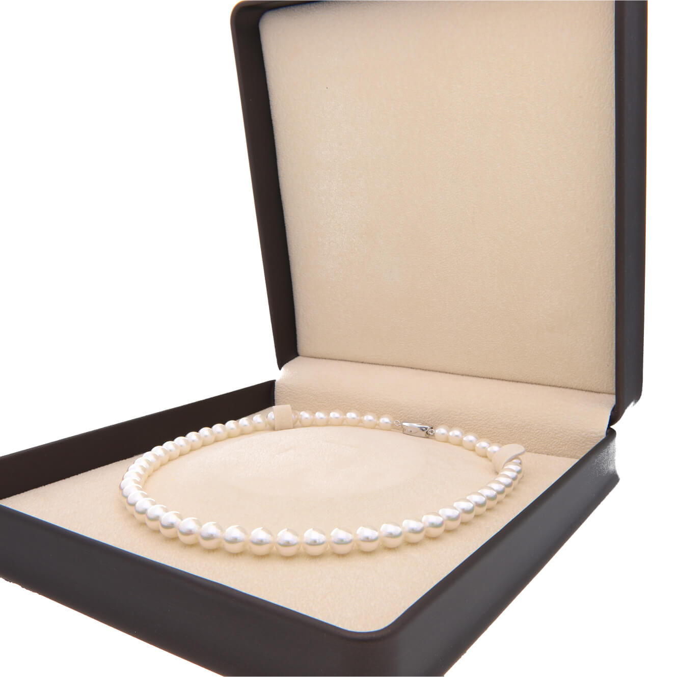 パールネックレス 専用ケース｜ネックレスがゆったり眠る大判サイズ 3