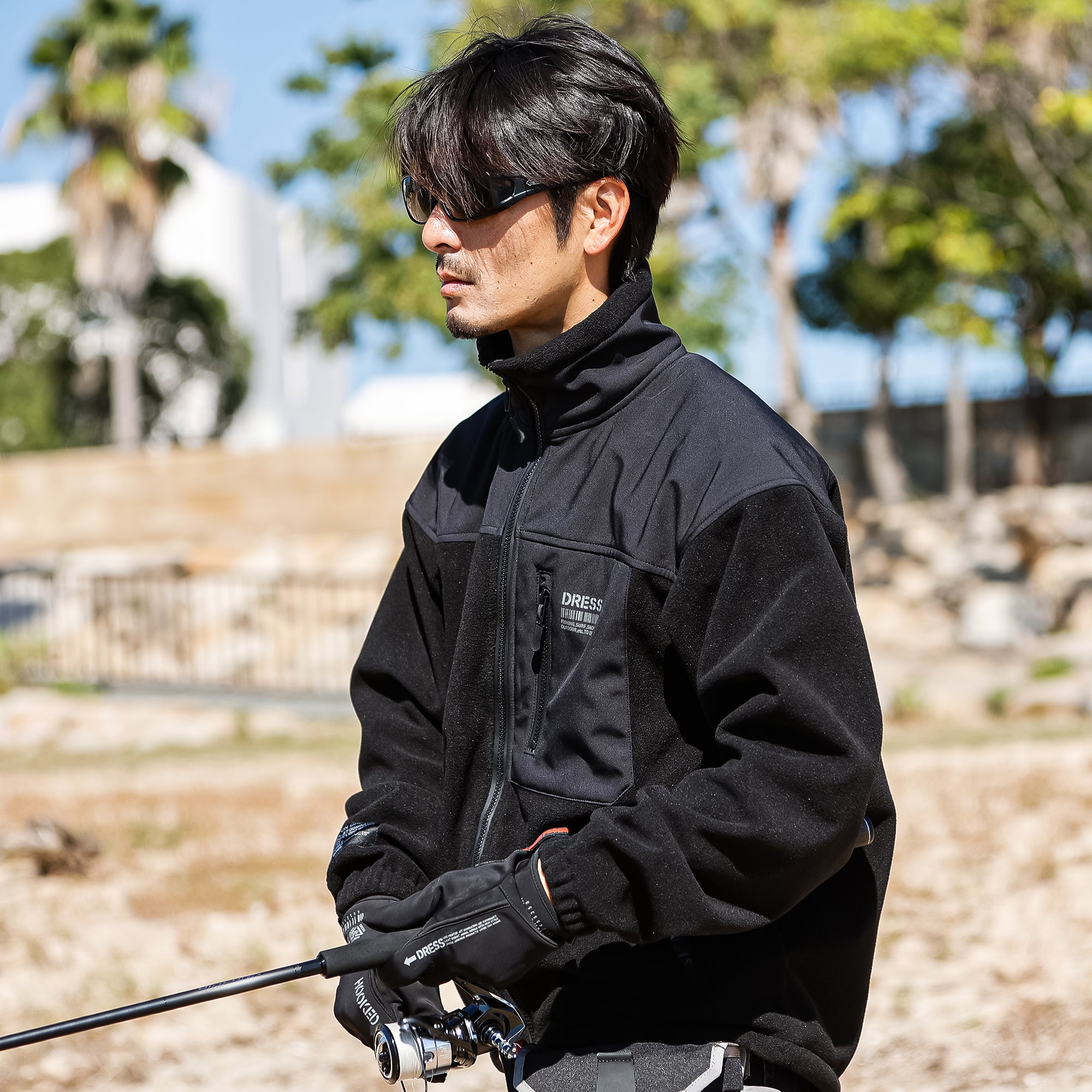 DRESS タクティカルフリースジャケット AIRBORNE