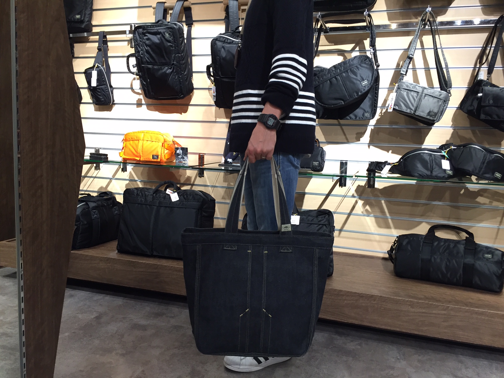 PORTER 【SANFORIZED DENIM】 TOTE BAG （M） | カバンのフジタ