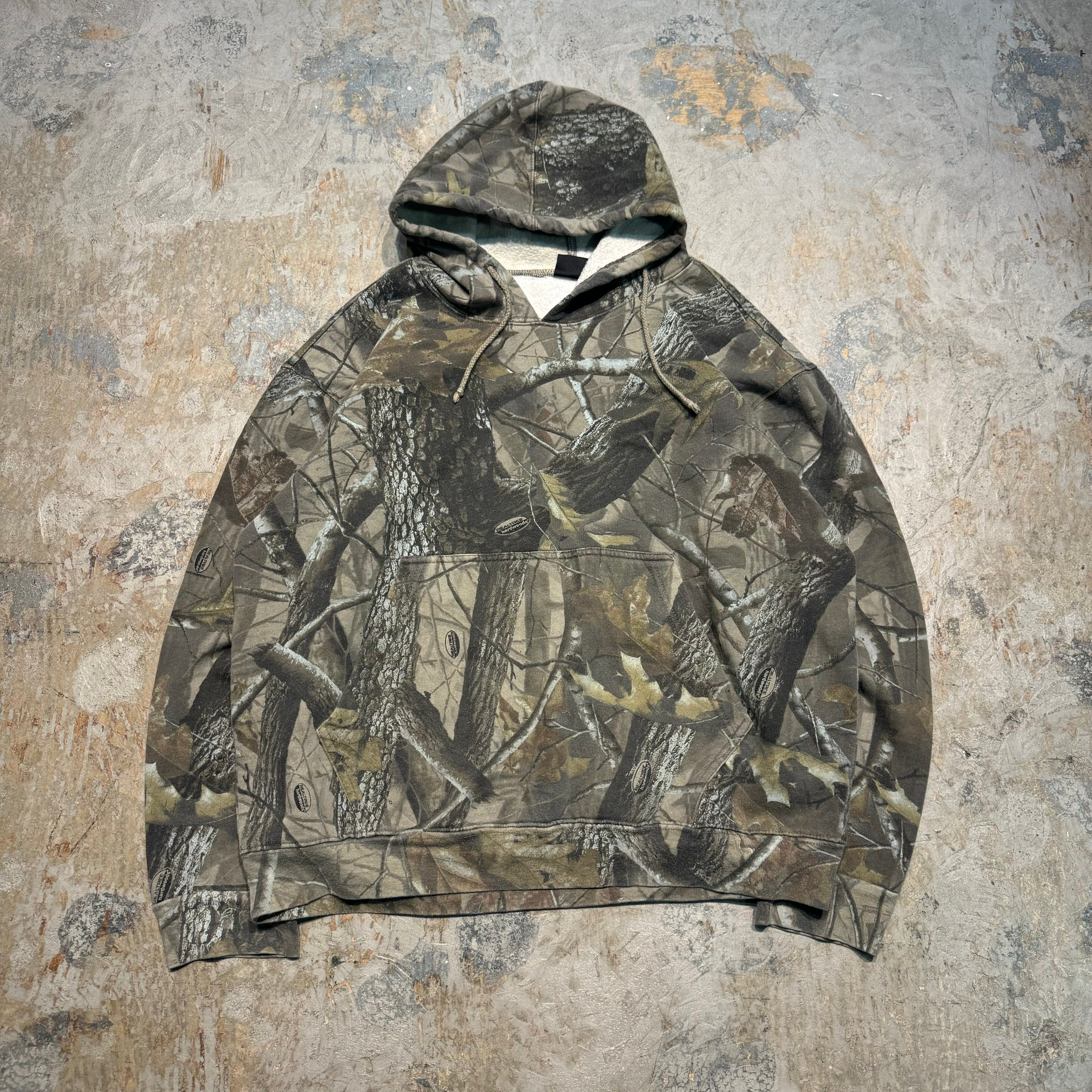 古着 90's REDHEAD/レッドヘッド/リアルツリー柄/プルオーバーパーカー