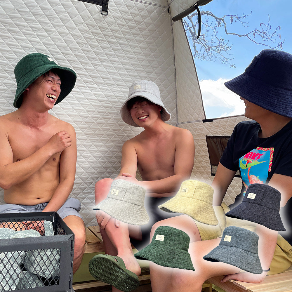 サウナハット タオル生地 洗濯可能｜FUTURE FOX – FUTURE FOX-OUTDOOR