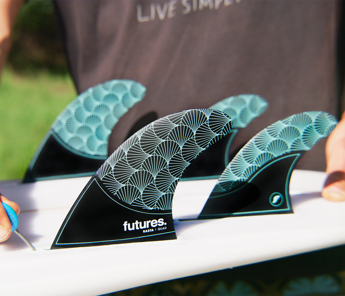 Rasta Quad - Neutral Surf Fins - Futures US – Futures Fins US