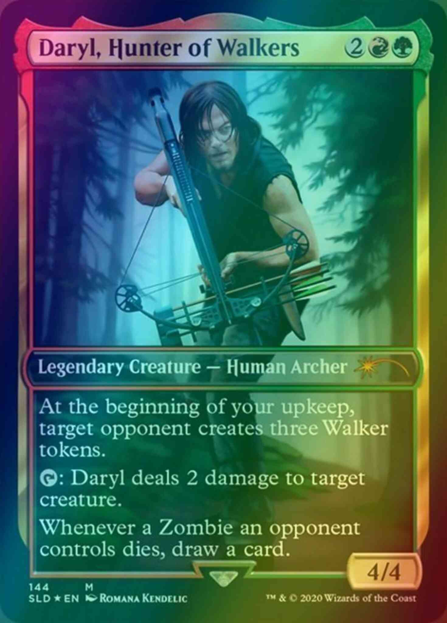 Daryl, Hunter of Walkers [0144] [Full Art] [Walking Dead] [Secret