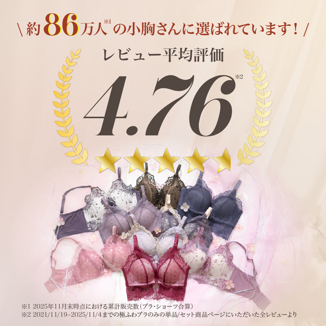 新色発売】Feliture極ふわブラ -ブラ＆ショーツセット-