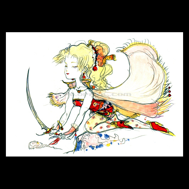 FF6 ティナ：天野喜孝氏のコンセプトアート ─ 全マップ完備