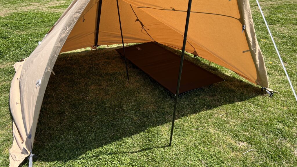 ソロティピー1TC】は中1女子でも10分で設営できるソロテント