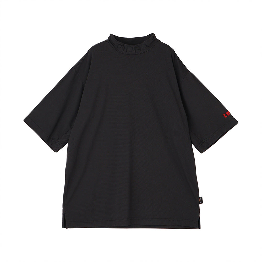 FIDRA VERA モックネックシャツ【メンズ】チャコールグレー