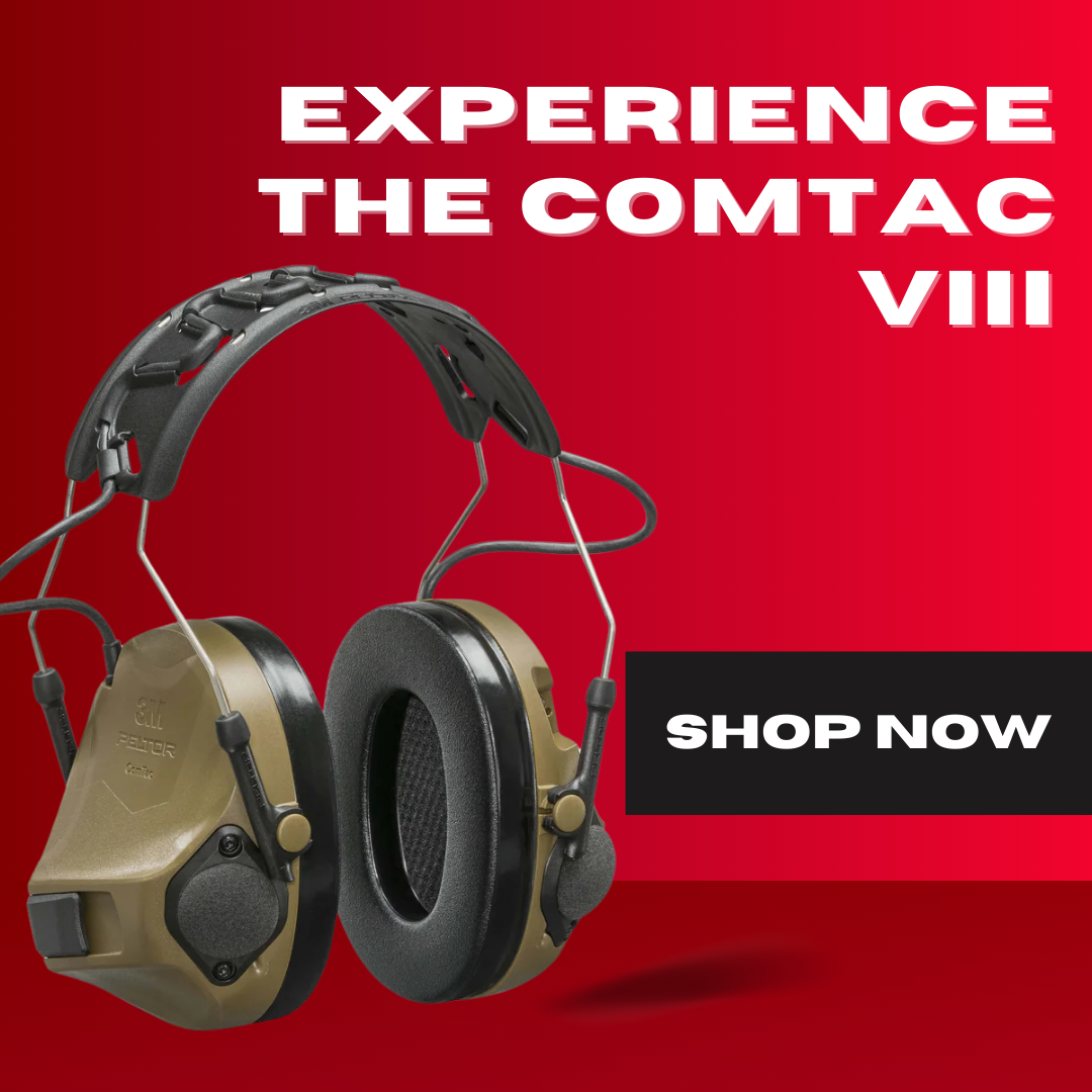 3M Peltor ComTac Tactical Headsets - VI, V & III Military Headsets