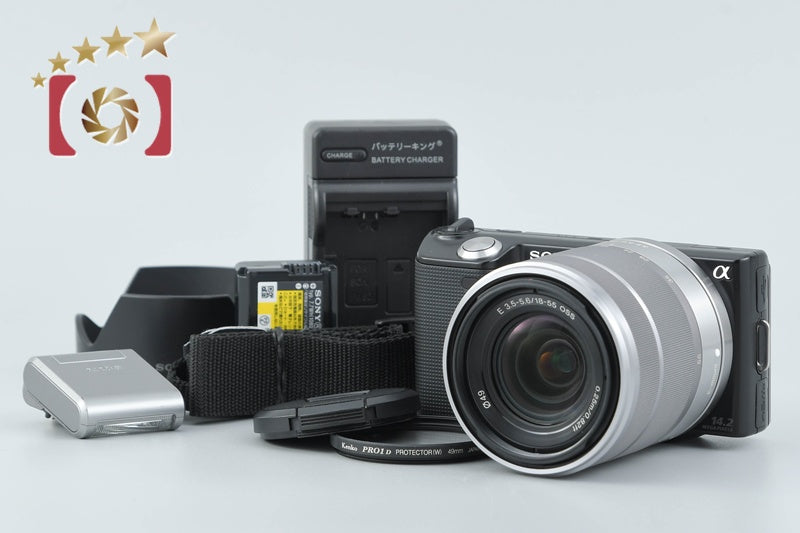 中古】SONY ソニー α NEX-5 ズームレンズキット ブラック – Five Star