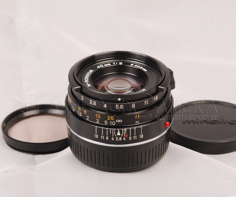 M-Rokkor 40mm f2 (M) – FLASHBACK CAMERA