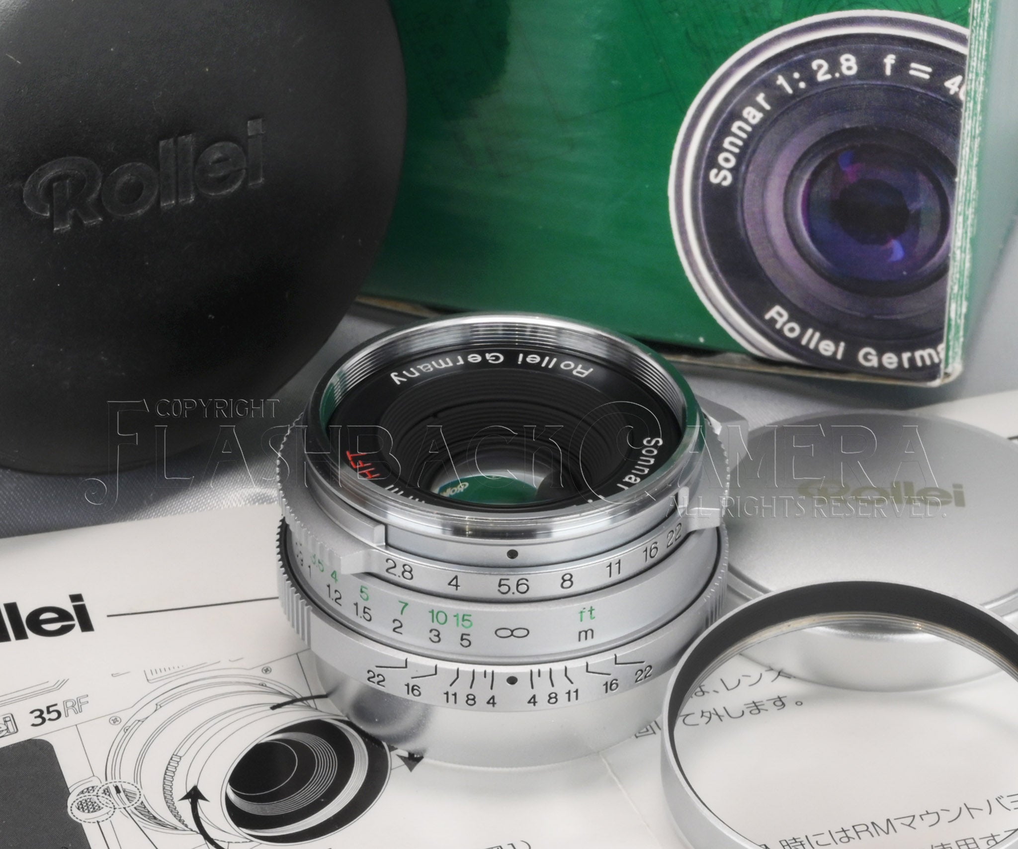 Rollei Sonnar 40mm f2.8 HFT (L) – FLASHBACK CAMERA