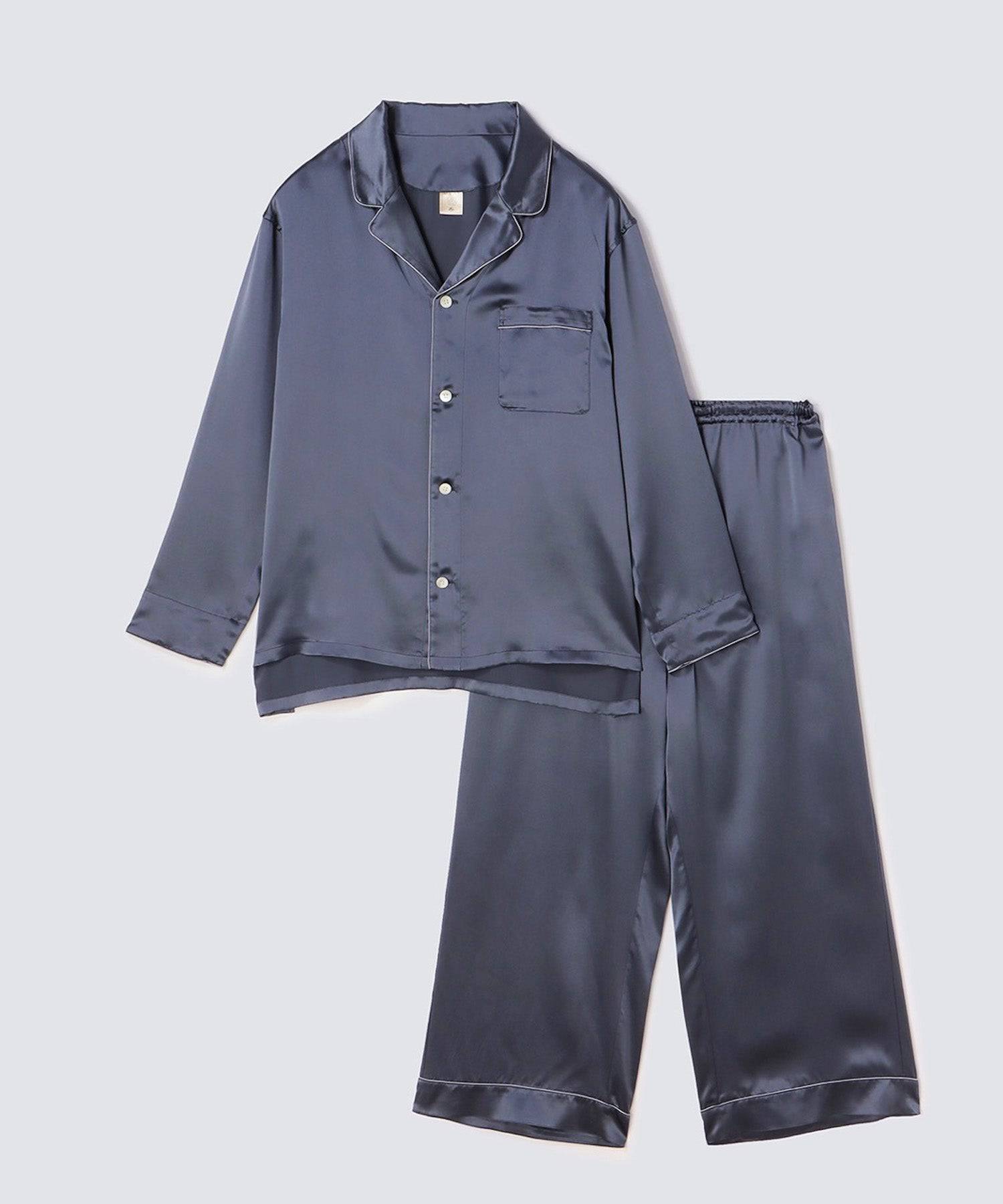 Foo Tokyo 公式ストア | 【セットアップ】シルクパジャマ チャコールグレー