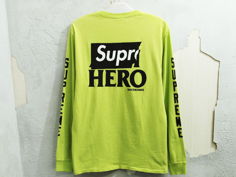 Supreme×ANTIHERO 'Long Sleeve Logo Tee'長袖 Tシャツ ロンT ロング