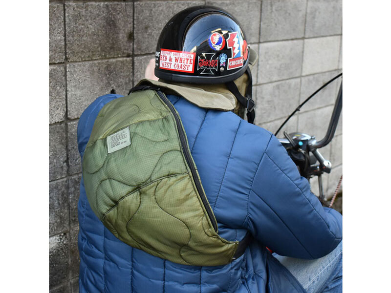 US 三軒茶屋 'Customized US Military M-65 Quilted Liner Fanny Pack