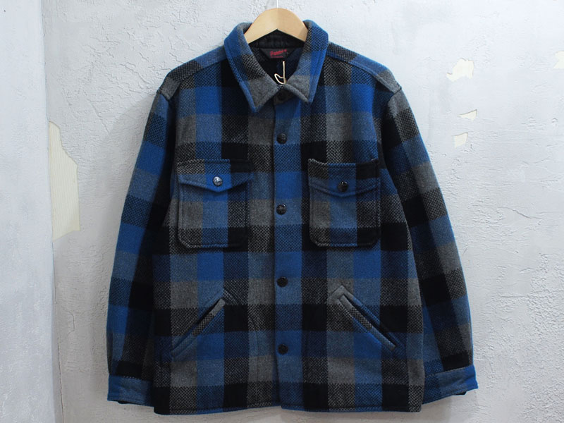 TENDERLOIN 'T-BEAR JKT'ベアウール ジャケット チェック M ブルー