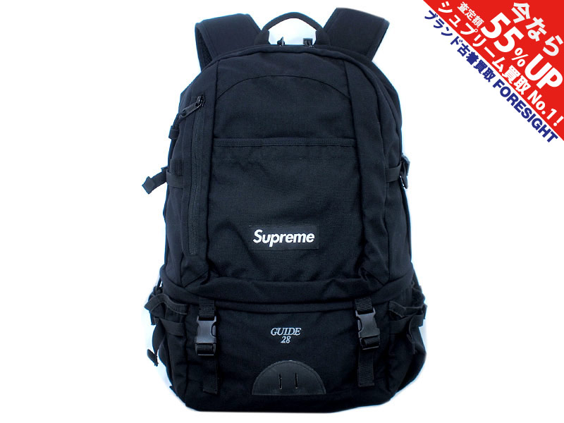 Supreme 'Backpack'バックパック リュック 10SS GUIDE 28 黒 ブラック