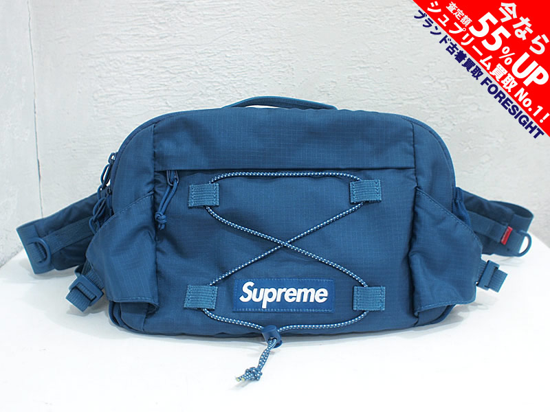Supreme 'Waist Bag'ウエストバッグ ロゴ ブルー 青 17ss シュプリーム