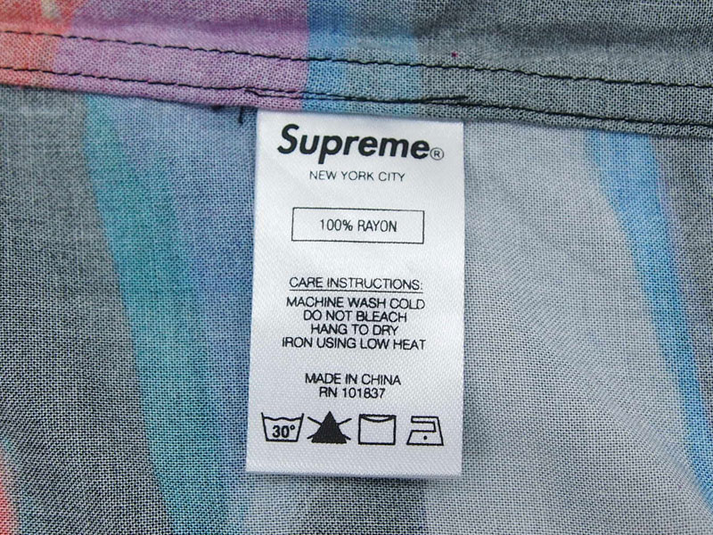 Supreme 'Reaper Rayon S/S Shirt'半袖 レーヨンシャツ リーパー Josh
