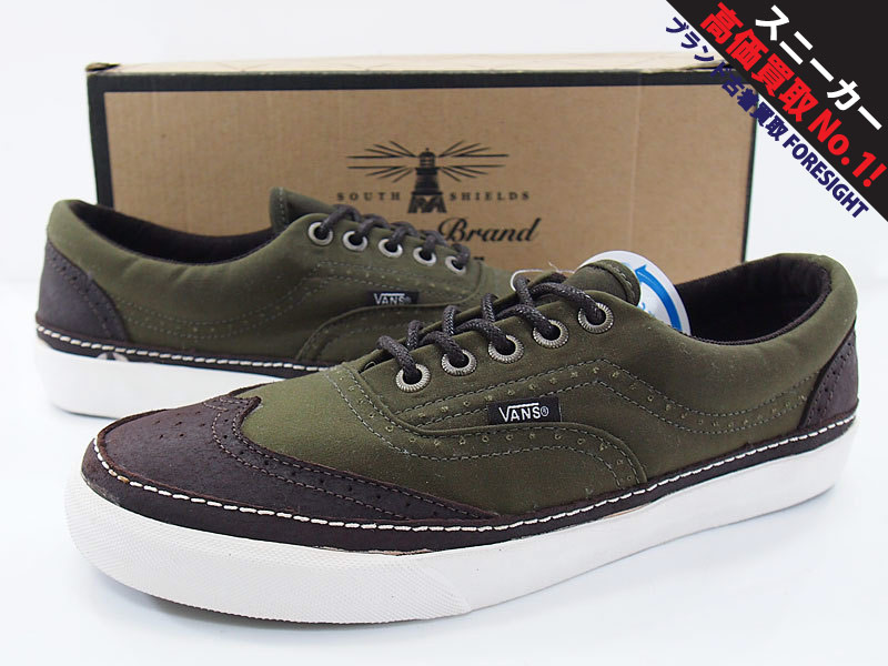 VANS×Barbour 'Era Wingtip CA'バブアー エラ ウイングチップ オイルド