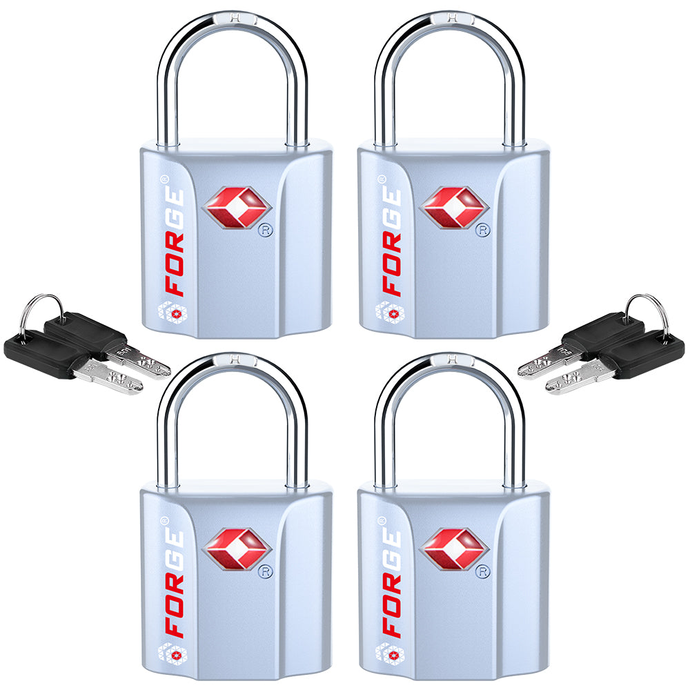 TSA Luggage Locks | Secure Dimple Key | 4-Pack – Forge Life LLC