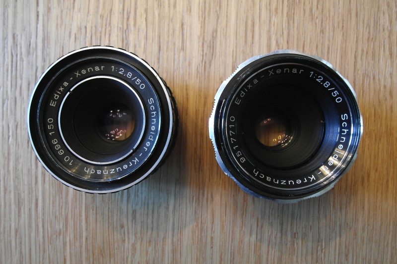 Schneider Kreuznach Edixa Xenar 50mm f:2.8
