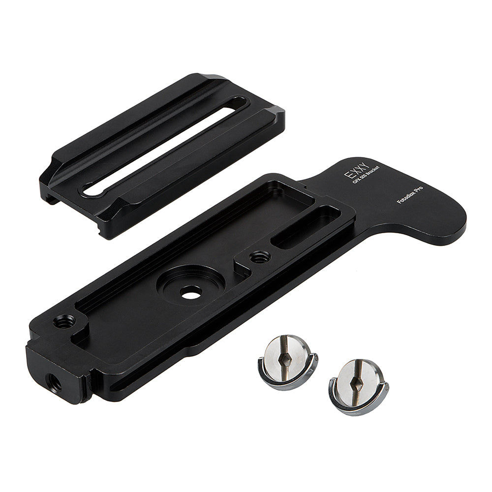 Exxy L-Bracket - Metal Black Grip for Arca Swiss-Type Quick