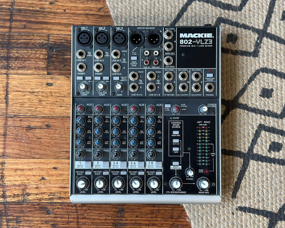 Mackie 802-VLZ3 8 Channel Mixer – Found Sound