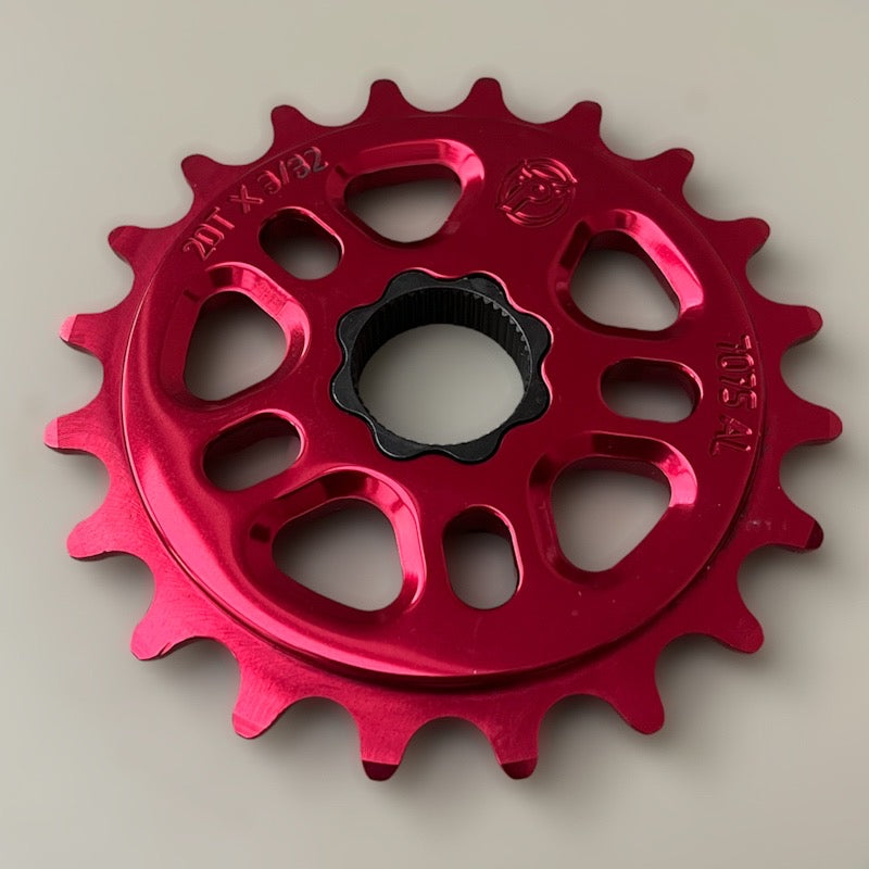 Profile Spline Drive 19mm Sprocket 20T Red – Fourpegsbmx Shop