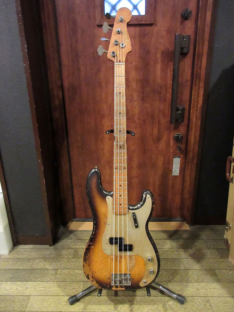 1958 Fender Precision Bass Sunburst - ヴィンテージギター買取り