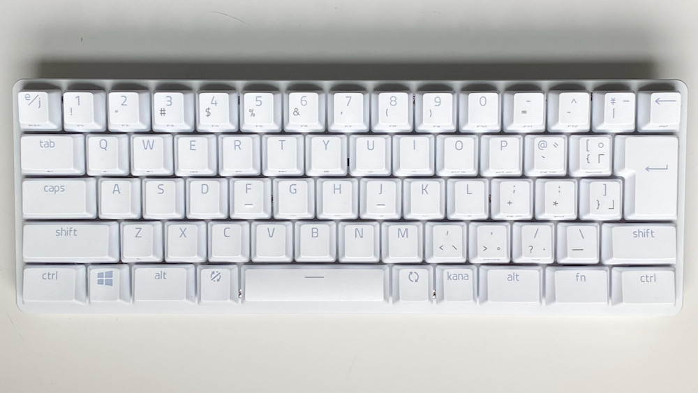 Razer Huntsman Mini JP 60%ゲーミングキーボードレビュー・コンパクト