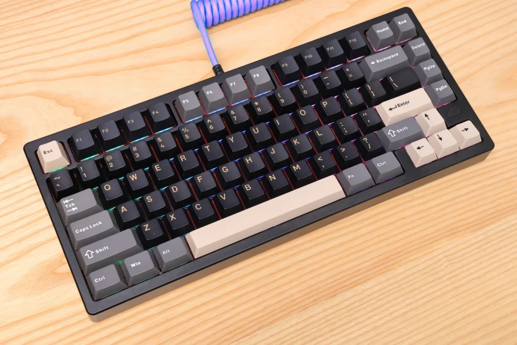 WOBKEY Rainy 75 Proレビュー！ 雨音のようなコトコト打鍵音の打ち