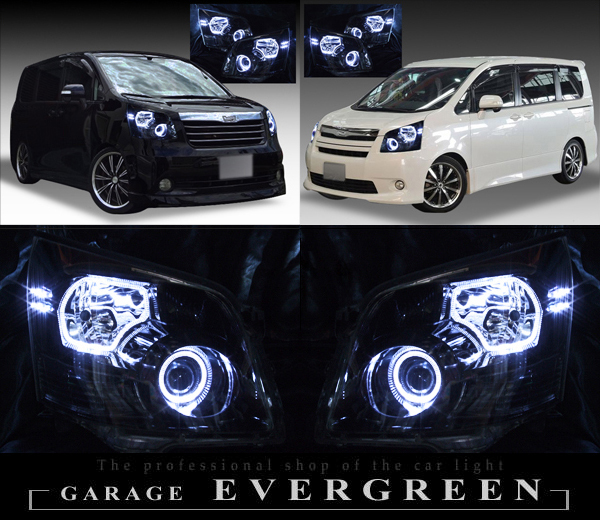 トヨタ ZRR70/75 ノア 前期 純正HID車用 純正ドレスアップヘッドライト