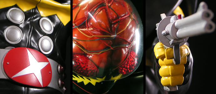 海洋堂】 メガソフビ ハカイダー 完成品