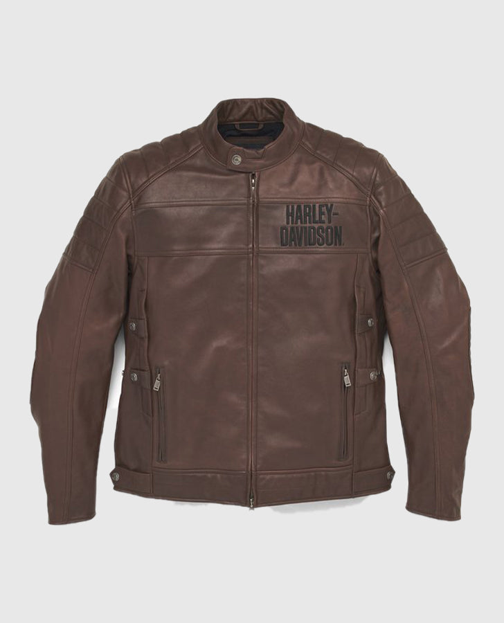 Men's Harley Davidson Fremont Triple Vent System Leather Jacket