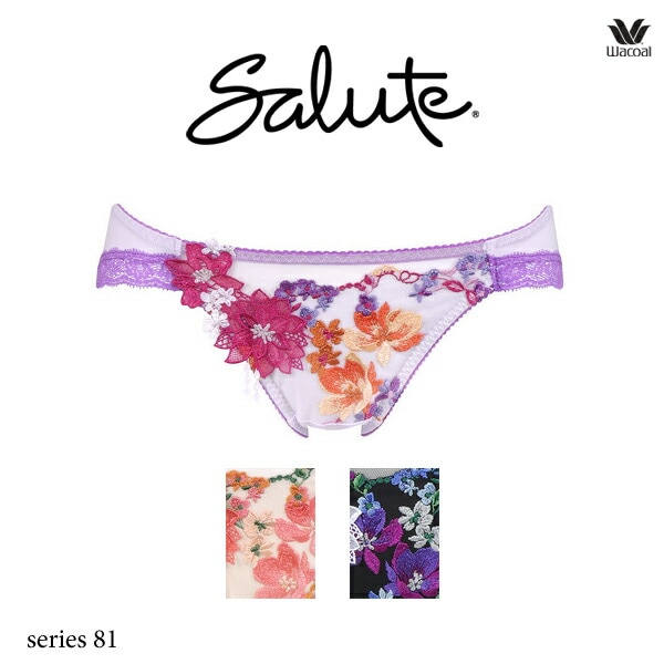 ワコール サルート 81G ショーツ PTJ781ML ハイレッグ ノーマルタイプ