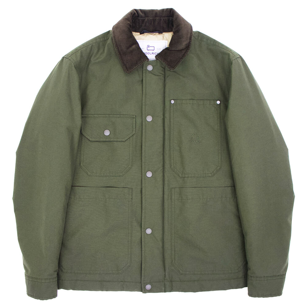 WOOLRICH（ウールリッチ）ダスター ワーク ジャケット【ダークグリーン