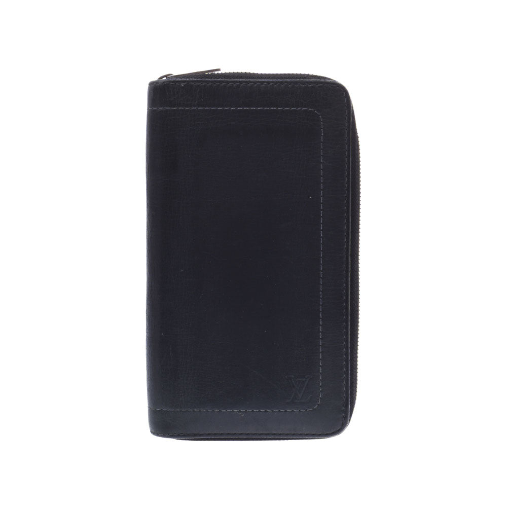 ルイヴィトンユタ ジッピーオーガナイザー バサルト メンズ レザー 二