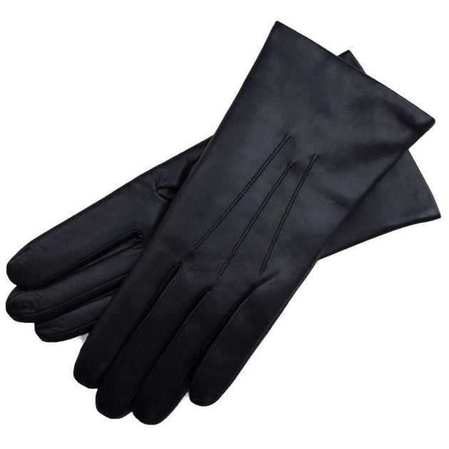 Forli Black Leather Gloves – Glove Gallery