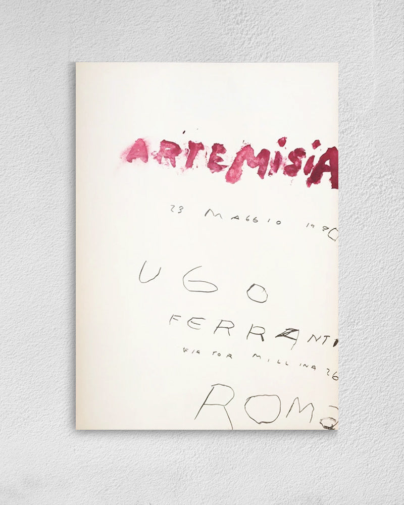 Artemisiaポスター【Cy Twombly│サイ・トゥオンブリー】（50cm×70cm