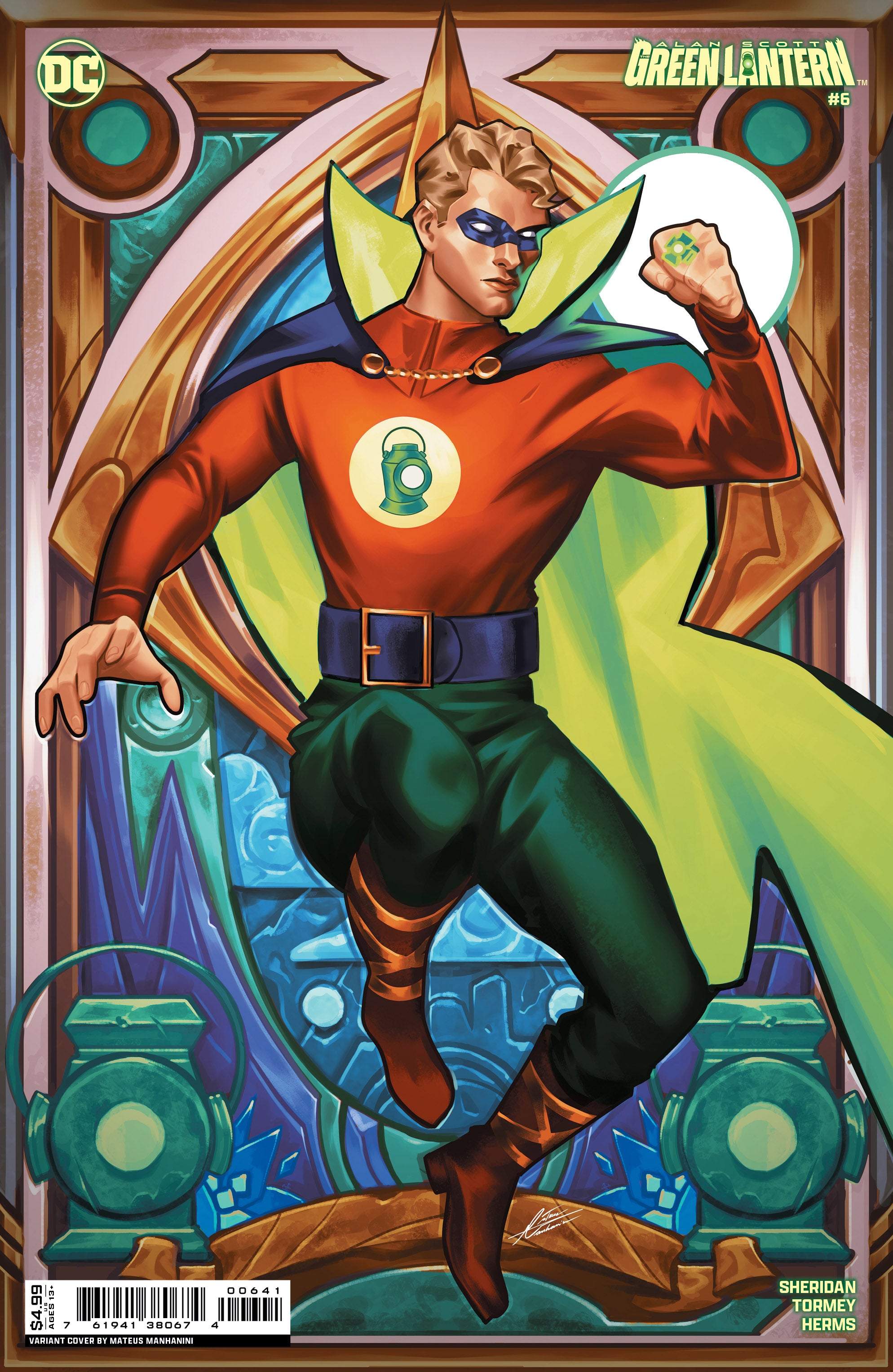 Alan Scott The Green Lantern #6 (Of 6) C Mateus Manhanini Card