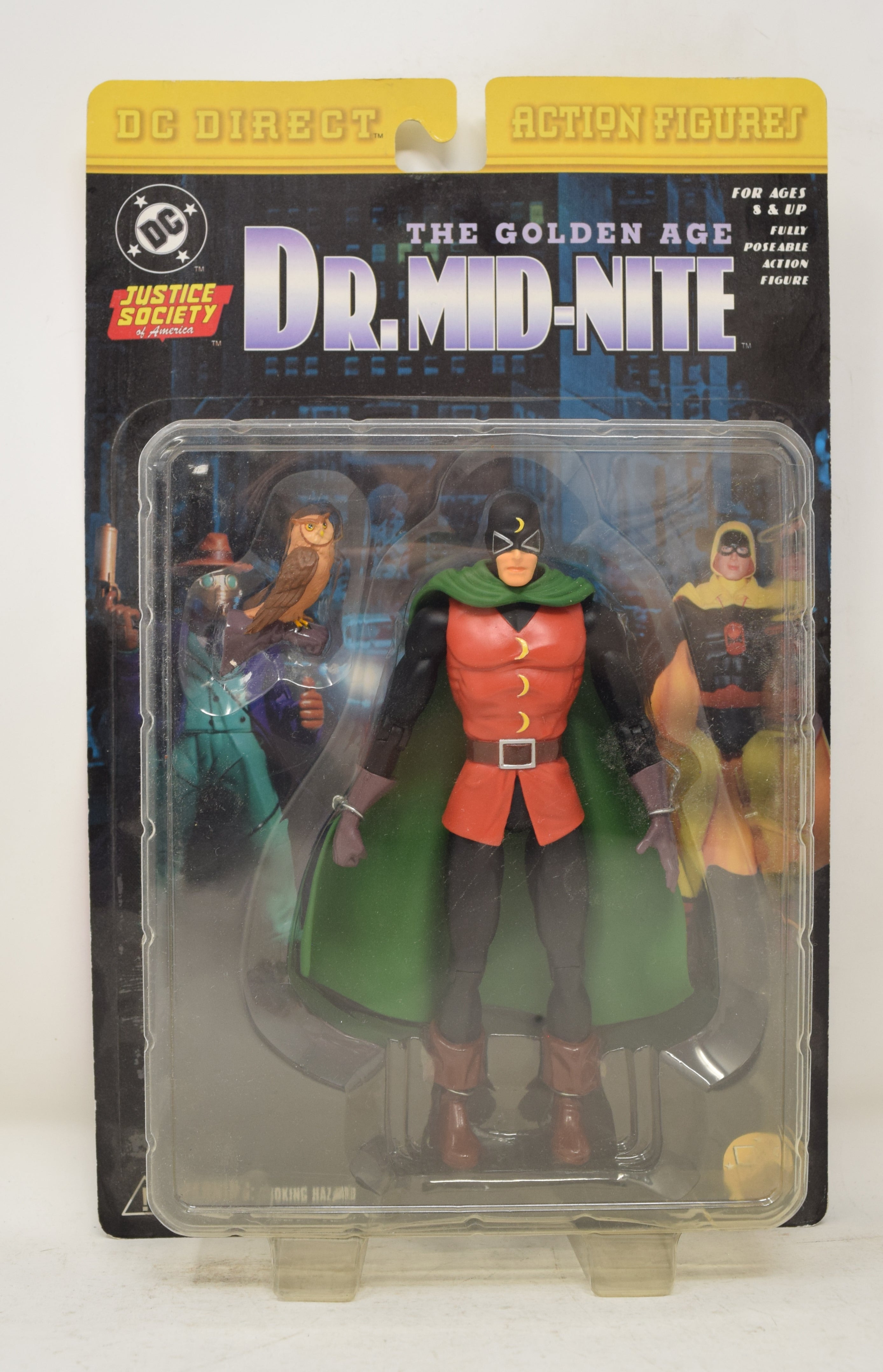 Dr Mid-Nite Action Figure Golden Age Justice Society DC Direct MOC
