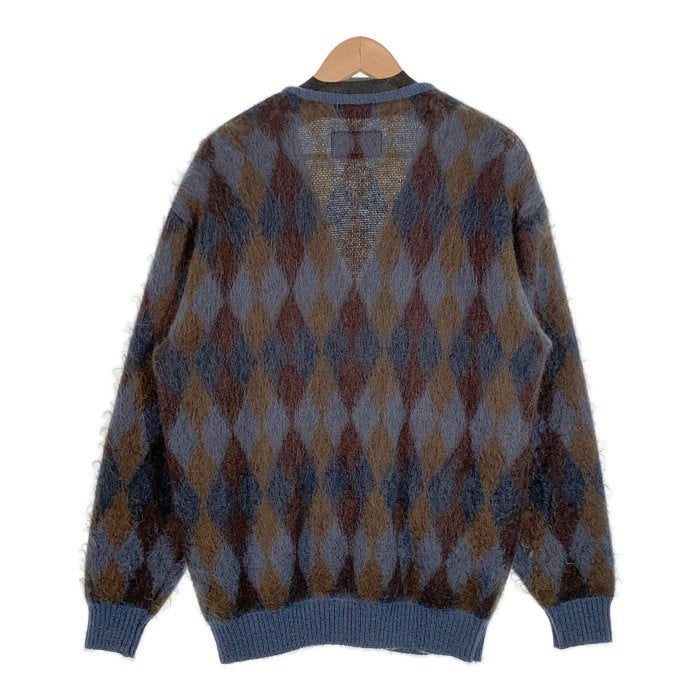 WACKO MARIA ワコマリア 21AW DIAMOND MOHAIR CARDIGAN アーガイル