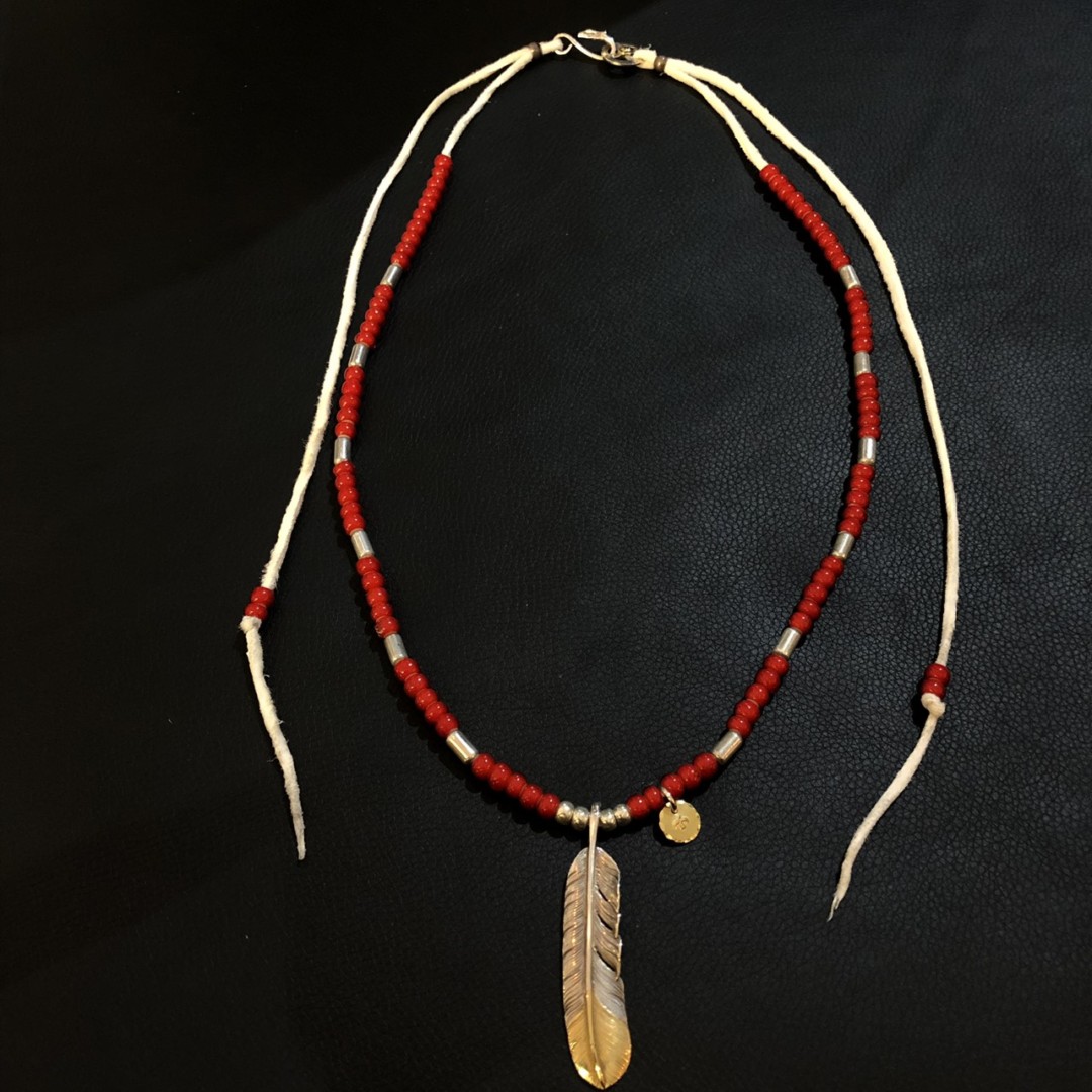 0715【赤ビーズ一連】（渋谷）