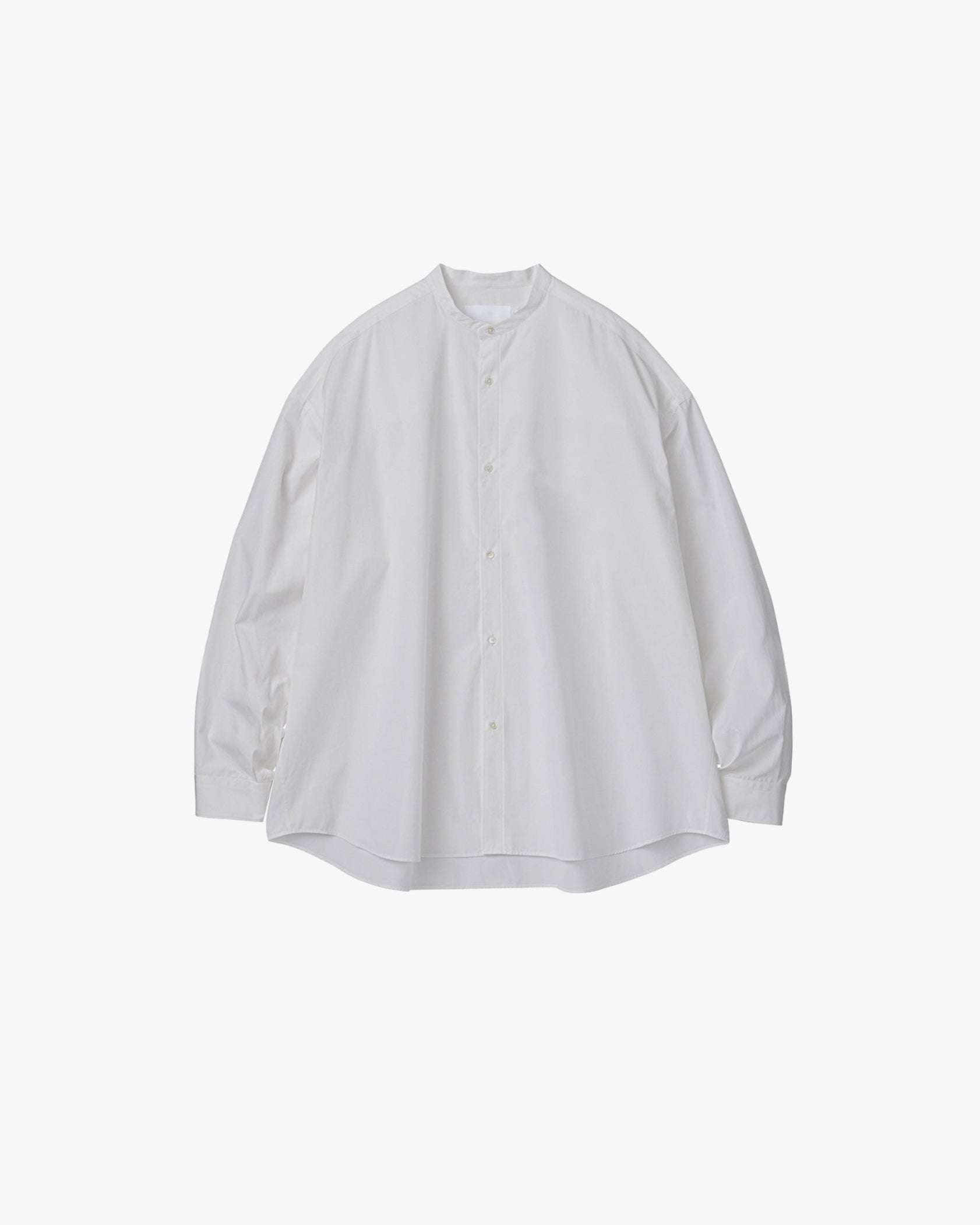 High Count Broad L/S Oversized Band Collar Shirt – Graphpaper