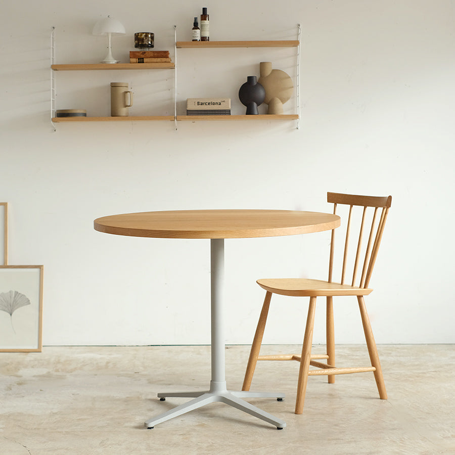 カフェテーブル Φ900 オーク × J46 カフェスタイルセット | 北欧家具
