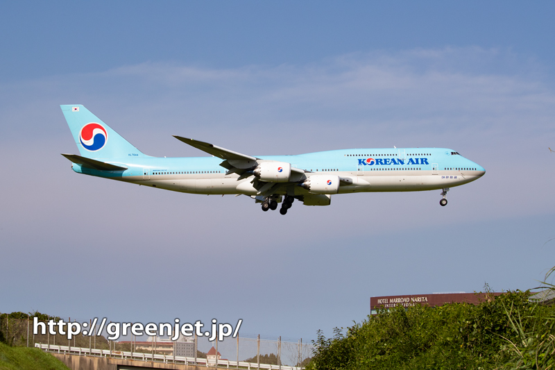 珍しくさくらの山で撮る大韓航空ジャンボ！ | MGT Greenjet 飛行機撮影記